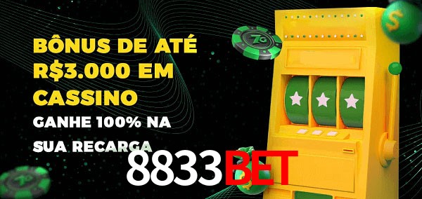 8833Bet melhor bônus de depósito